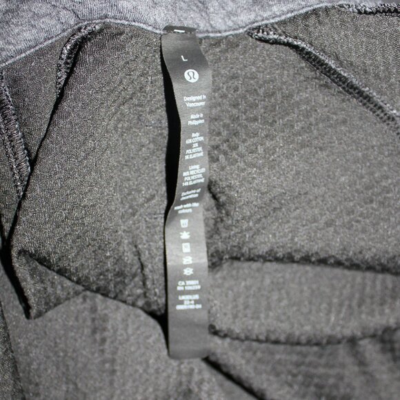 Lululemon  athletica At Ease Half Zip sport  Pullover  Gray Jacket Men's L - Picture 7 of 9